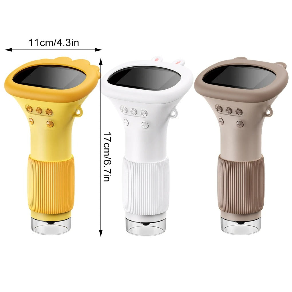 Ictonic™ Handheld 1000X Mini Microscope for Kids - 2.0 inch Pocket-Sized Science Lab for Outdoor Exploration